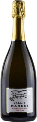 16,95 € Kostenloser Versand | Weißer Sekt Vallis Marenis Extra Trocken D.O.C. Prosecco Venetien Italien Glera Flasche 75 cl