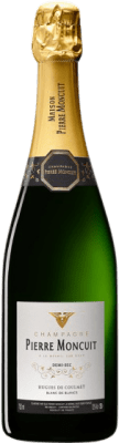 33,95 € 免费送货 | 白起泡酒 Pierre Moncuit Hugues de Coulmet 半干半甜 A.O.C. Champagne 香槟酒 法国 Chardonnay 瓶子 75 cl