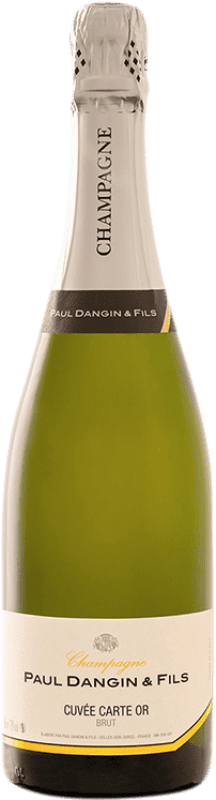 51,95 € Envío gratis | Espumoso blanco Paul Dangin Cuvée Carte Or Brut A.O.C. Champagne Champagne Francia Pinot Negro, Chardonnay Botella 75 cl