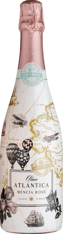 10,95 € Kostenloser Versand | Rosé Sekt Martín Códax Alma Atlántica Rosé Spanien Mencía 75 cl