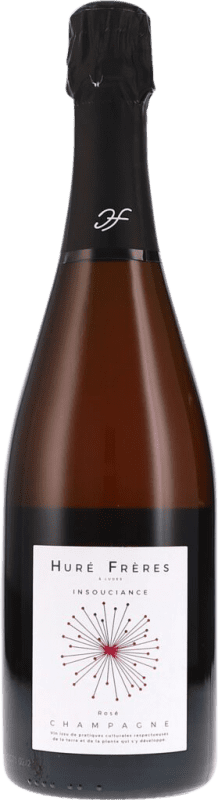 56,95 € Envío gratis | Espumoso Rosado Huré Frères L'Insouciance Brut Rosé — Rosado A.O.C. Champagne Champagne Francia Pinot Negro, Chardonnay, Pinot Meunier 75 cl