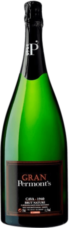 17,95 € 免费送货 | 白起泡酒 Conde de Valicourt Gran Permont's D.O. Cava 加泰罗尼亚 西班牙 Macabeo, Xarel·lo, Parellada 瓶子 Magnum 1,5 L