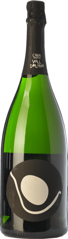 33,95 € Envío gratis | Espumoso blanco VallDolina Eco Reserva D.O. Cava Cataluña España Macabeo, Xarel·lo, Chardonnay, Parellada Botella Magnum 1,5 L