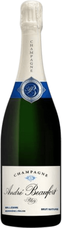 96,95 € Envoi gratuit | Vin Mousseux Blanc André Beaufort Derrière L'Eglise Brut Nature A.O.C. Champagne Champagne France Pinot Noir, Chardonnay Eco — Biologique Bouteille 75 cl