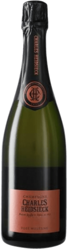 139,95 € 免费送货 | 玫瑰气泡酒 Charles Heidsieck Vintage Rosé A.O.C. Champagne 香槟酒 法国 Pinot Black, Chardonnay 瓶子 75 cl