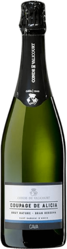 9,95 € Free Shipping | White sparkling Conde de Valicourt Coupage de Alicia Brut Reserve D.O. Cava Catalonia Spain Macabeo, Xarel·lo, Parellada Bottle 75 cl