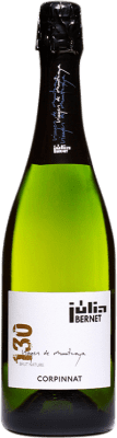 29,95 € Spedizione Gratuita | Spumante bianco Júlia Bernet R-130 Brut Nature Corpinnat Catalogna Spagna Xarel·lo Bottiglia 75 cl