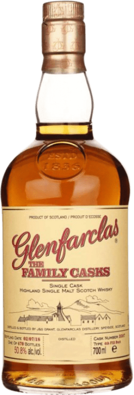 1 516,95 € Envío gratis | Whisky Single Malt Glenfarclas The Family Casks Escocia Reino Unido Botella 70 cl