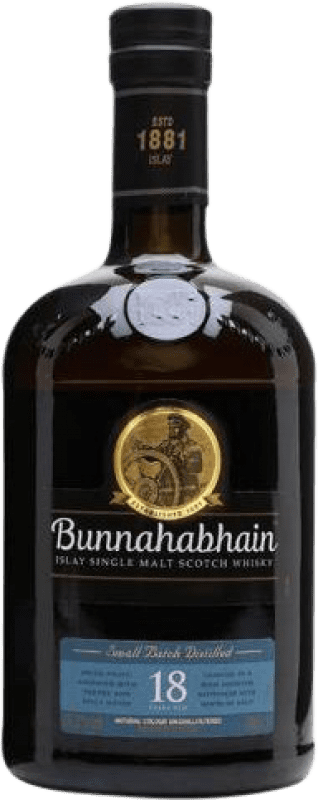 254,95 € Kostenloser Versand | Whiskey Single Malt Bunnahabhain Schottland Großbritannien 18 Jahre Flasche 70 cl