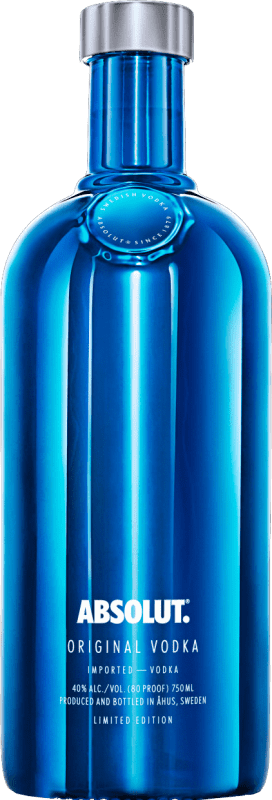 22,95 € 送料無料 | ウォッカ Absolut Electrik スウェーデン ボトル 70 cl