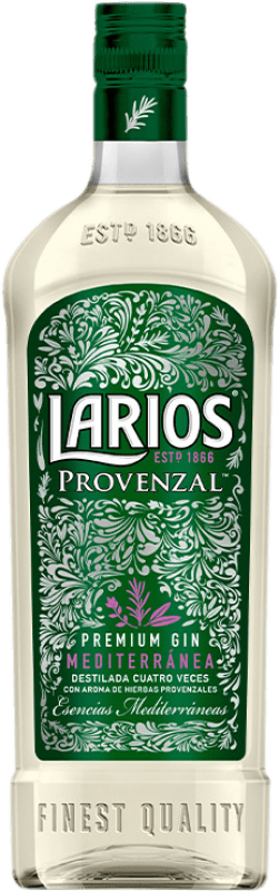 19,95 € Бесплатная доставка | Джин Larios Provenzal Испания бутылка 70 cl