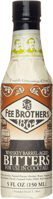 31,95 € Spedizione Gratuita | Schnapp Fee Brothers Bitter Whiskey Barrel-Aged stati Uniti Piccola Bottiglia 15 cl
