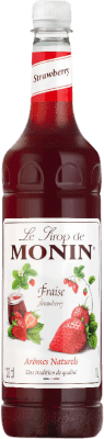 17,95 € 免费送货 | 鸡尾酒糖浆 Monin 法国 1 L PET — 塑料 Fraise — 草莓 不含酒精