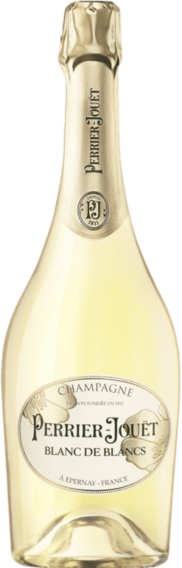 247,95 € Бесплатная доставка | Белое игристое вино Perrier-Jouët Blanc de Blancs A.O.C. Champagne шампанское Франция Chardonnay — Шардоне Бутылка Магнум 1,5 L