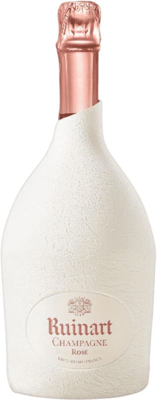 115,95 € Envio grátis | Espumante rosé Ruinart Segunda Piel Rosé A.O.C. Champagne Champagne França Pinot Preto, Chardonnay Garrafa 75 cl