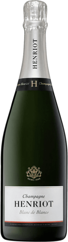 66,95 € Kostenloser Versand | Weißer Sekt Henriot Blanc de Blancs A.O.C. Champagne Champagner Frankreich Chardonnay Flasche 75 cl