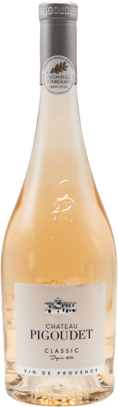52,95 € Kostenloser Versand | Rosé-Wein Château Pigoudet Rosé Frankreich Syrah, Grenache, Cinsault Magnum-Flasche 1,5 L