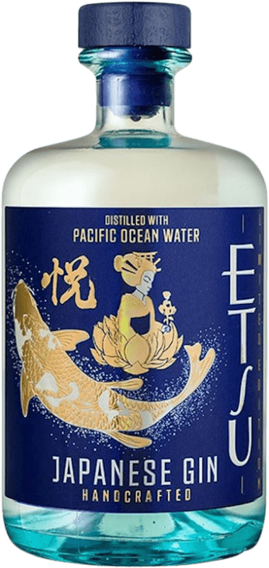 51,95 € 送料無料 | ジン Asahikawa Etsu Pacific Ocean Water Gin 日本 ボトル 70 cl