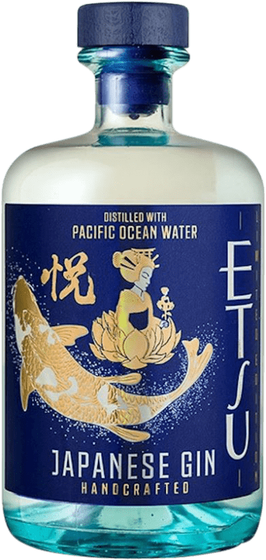 54,95 € 免费送货 | 金酒 Gin Asahikawa Etsu Pacific Ocean Water 日本 70 cl