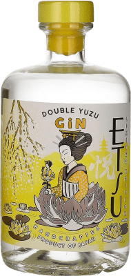 52,95 € Бесплатная доставка | Джин Asahikawa Etsu Double Yuzu Япония бутылка 70 cl