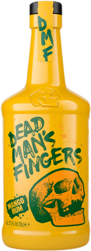 25,95 € Envío gratis | Ron Dead Man's Fingers Mango Rum Reino Unido Botella 70 cl