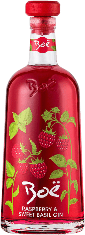 45,95 € Envio grátis | Gin VC2 Brands Boë Raspberry & Sweet Basil Gin Escócia Reino Unido Garrafa 70 cl