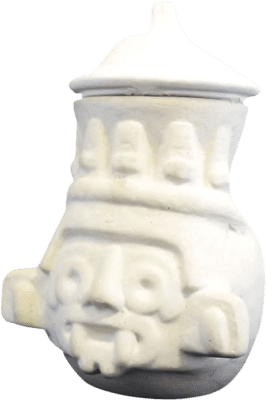 85,95 € Envío gratis | Tequila La Cofradía Tlaloc Cerámica Extra Añejo México Botella Medium 50 cl
