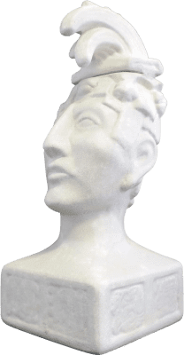 141,95 € Бесплатная доставка | Текила La Cofradía Pakal Ceramic Porcelain — Керамический фарфор XA Extra Añejo — Экстра выдержанный Мексика 70 cl