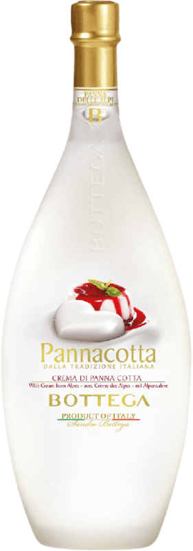 15,95 € Spedizione Gratuita | Crema di Liquore Bottega Pannacotta Italia Bottiglia Medium 50 cl