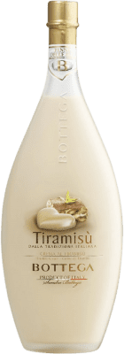 16,95 € Envío gratis | Crema de Licor Bottega Tiramisù Italia Botella Medium 50 cl