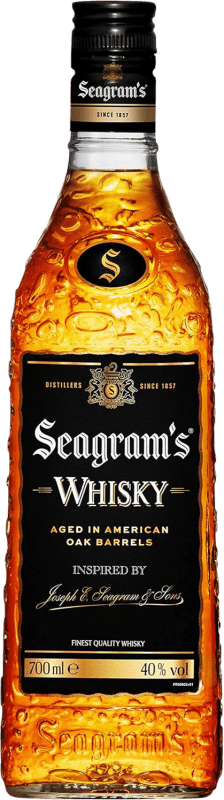 19,95 € Envío gratis | Whisky Blended Seagram's Estados Unidos Botella 70 cl