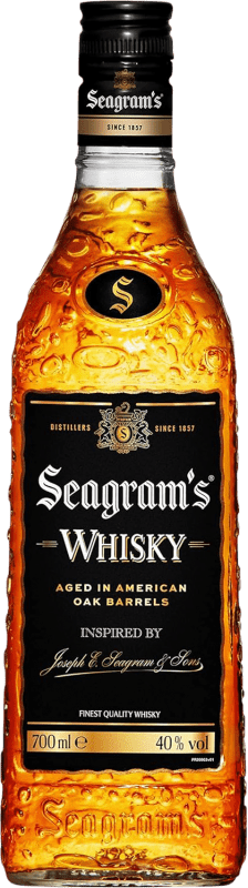 19,95 € Envio grátis | Whisky Blended Seagram's Estados Unidos Garrafa 70 cl