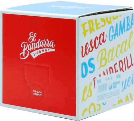 49,95 € Free Shipping | Vermouth Martí Serdà El Bandarra Blanco Spain Special Bottle 5 L