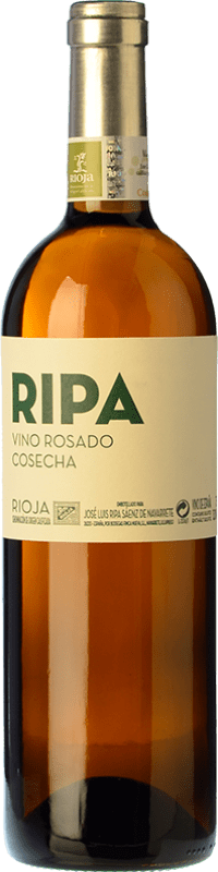 25,95 € Envio grátis | Vinho Rosé Ripa Navarrete D.O.Ca. Rioja La Rioja Espanha Tempranillo, Garnacha — Grenache 75 cl