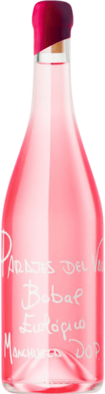 14,95 € Envío gratis | Vino rosado Parajes del Valle Rosé D.O. Manchuela Castilla la Mancha España Bobal Botella 75 cl
