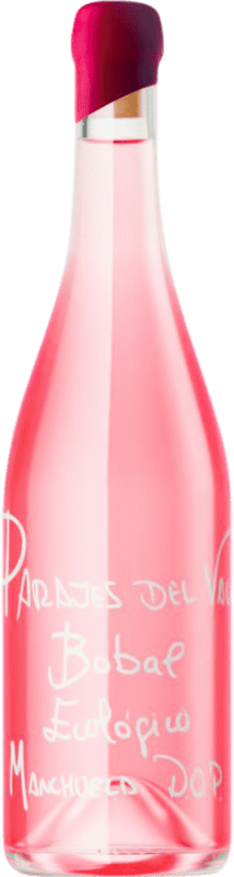 4,95 € Envío gratis | Vino Rosado Parajes del Valle Rosé — Rosado D.O. Manchuela Castilla la Mancha España Bobal Botella 75 cl