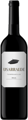 12,95 € Бесплатная доставка | Красное вино Usarralde Châpeau D.O.Ca. Rioja Ла-Риоха Испания Tempranillo бутылка 75 cl