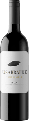 6,95 € Envío gratis | Vino Tinto Usarralde Châpeau D.O.Ca. Rioja La Rioja España Tempranillo 75 cl
