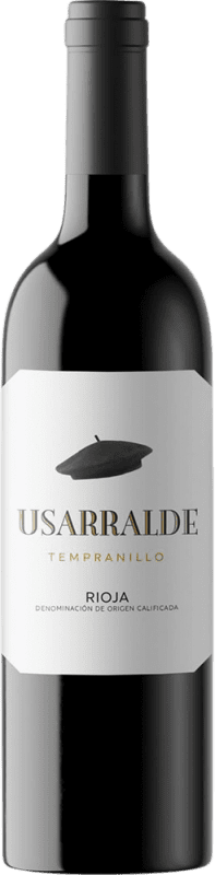 6,95 € Kostenloser Versand | Rotwein Usarralde Châpeau D.O.Ca. Rioja La Rioja Spanien Tempranillo 75 cl