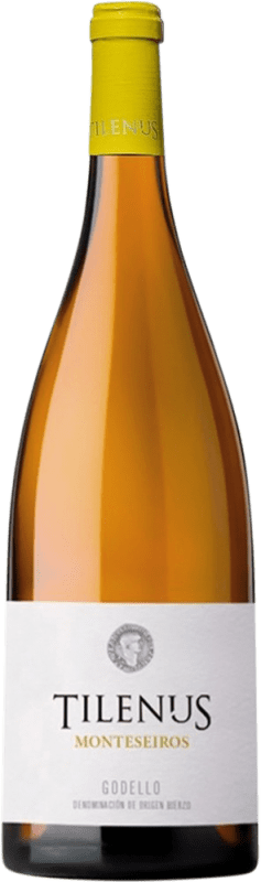 19,95 € Spedizione Gratuita | Vino bianco Estefanía Tilenus Monteseiros D.O. Bierzo Castilla y León Spagna Godello Bottiglia Magnum 1,5 L