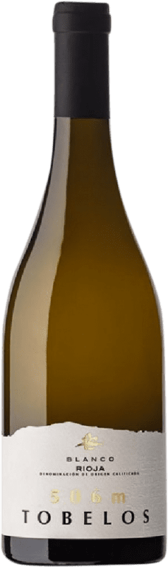 29,95 € Spedizione Gratuita | Vino bianco Tobelos 506m D.O.Ca. Rioja La Rioja Spagna Viura, Grenache Bianca Bottiglia 75 cl