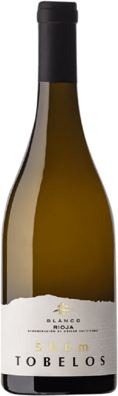 22,95 € Envío gratis | Vino blanco Tobelos 506m D.O.Ca. Rioja La Rioja España Viura, Garnacha Blanca Botella 75 cl