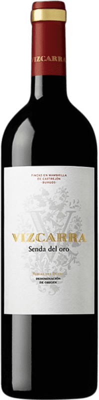 12,95 € Free Shipping | Red wine Vizcarra Oak D.O. Ribera del Duero Castilla y León Spain Tempranillo Bottle 75 cl