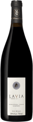 12,95 € Free Shipping | Red wine Lavia D.O. Bullas Region of Murcia Spain Syrah, Monastrell Bottle 75 cl