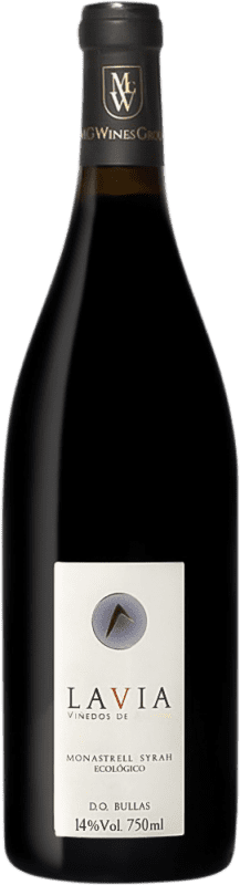 12,95 € Envoi gratuit | Vin rouge Lavia D.O. Bullas Région de Murcie Espagne Syrah, Monastrell Bouteille 75 cl