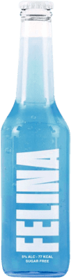 39,95 € Free Shipping | 24 units box Soft Drinks & Mixers Beremot Felina Drink Blue Spain One-Third Bottle 33 cl