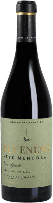 34,95 € Spedizione Gratuita | Vino rosso Pepe Mendoza El Veneno D.O. Alicante Comunità Valenciana Spagna Syrah, Monastrell Bottiglia 70 cl