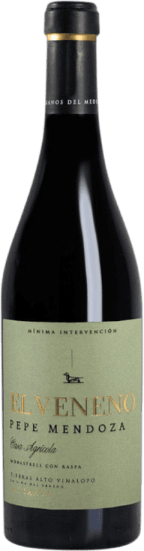 36,95 € Free Shipping | Red wine Pepe Mendoza El Veneno D.O. Alicante Valencian Community Spain Syrah, Monastrell Bottle 70 cl