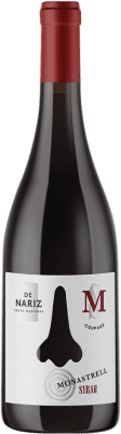 12,95 € Free Shipping | Red wine De Nariz Coupage Monastrell Syrah D.O. Yecla Region of Murcia Spain Syrah, Monastrell Bottle 75 cl