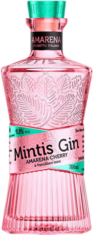 49,95 € Spedizione Gratuita | Genever Gin Mintis Italia 70 cl Amarena, Mint — Menta